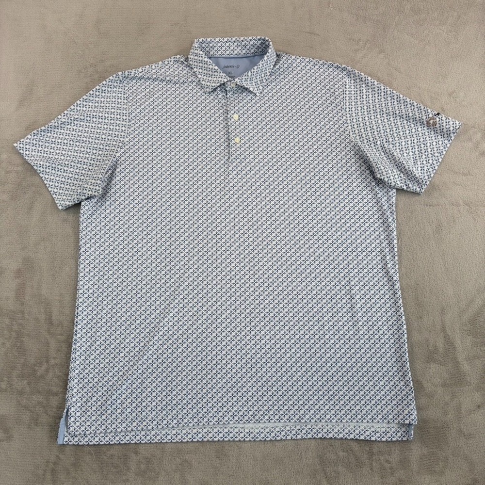 Johnnie-O Jersey Performance Polo Shirt in Multi Geometric Southwire Corp Logo